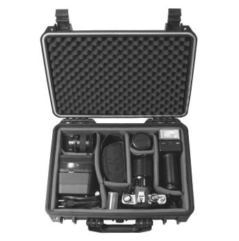 FAMEX 694 L Werkzeugkoffer Protector m. Einrichtung Foto, Messwerkzeug, leer