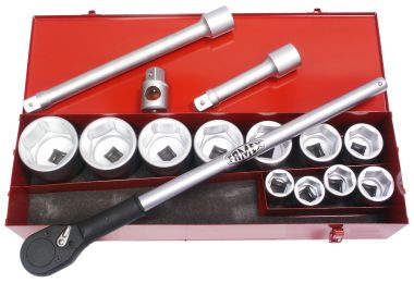 FAMEX 555 Mechaniker-Steckschl�sselsatz, 16-teilig