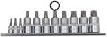 Bit-Eins�tze f�r Vielzahn XZN-Schrauben, Gr��en 4 - 16, 11-teilig