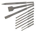 SDS-Plus Hammerbohrer und Meissel Satz 10-tlg.
