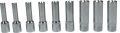 Tiefbett-Steckschl�sseleins�tze f�r Torx-Schrauben, 9-tlg.