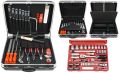 FAMEX 648 ST-10 Werkzeugkoffer Komplettset   High-End Qualit�t   in ABS Schalenkoffer 25L,  mit 66-teiligem Steckschl�sselsatz