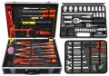 FAMEX 753-51 Werkzeugkoffer Komplettset mit Steckschl�sselsatz, 76-teilig