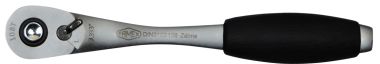 FAMEX 10634 Super Feinzahn-Knarre 6,3mm (1/4 Zoll) -Antrieb, 108 Zähne
