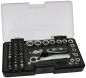 Preview: FAMEX 595-45 Steckschlüssel Bit Satz mit Mini-Knarre, 45-teilig