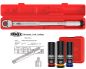 Preview: FAMEX 10886-3N Torque Wrench with Wheel Lug Nut Sockets, 30-210 Nm, Set 3-pcs.