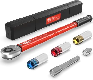 FAMEX 10886-3-RS Torque Wrench 30-210 Nm, Set 3-pcs. - Free from 500,- EUR