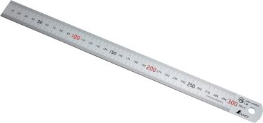 Shinwa 13013 Stainless steel ruler 30cm - 0,5mm scale- by Famex 12518