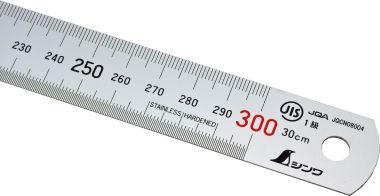 Shinwa 13013 Stainless steel ruler 30cm - 0,5mm scale- by Famex 12518