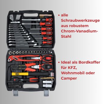 Preview: FAMEX 144-47 Tool Case, Equipped, Ideal for Automotive Use