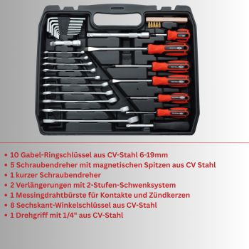 Preview: FAMEX 144-47 Tool Case, Equipped, Ideal for Automotive Use