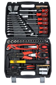FAMEX 144-47 Tool Case, Equipped, Ideal for Automotive Use