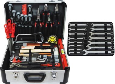 VickyHome werkzeugkoffer Gefüllt, Werkzeugset Haushalt Werkzeugkoffer Auto  Feinmechaniker Werkzeug Set für Männer und Frauen : : Baumarkt