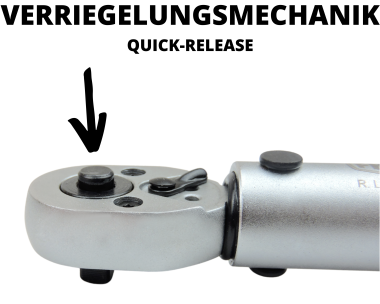 Verriegelungsmechanik des Drehmomentschlüssels