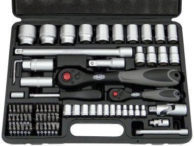 FAMEX 423-47 Universal Tool Kit with Socket-set, 130-/ Total 170-pcs.
