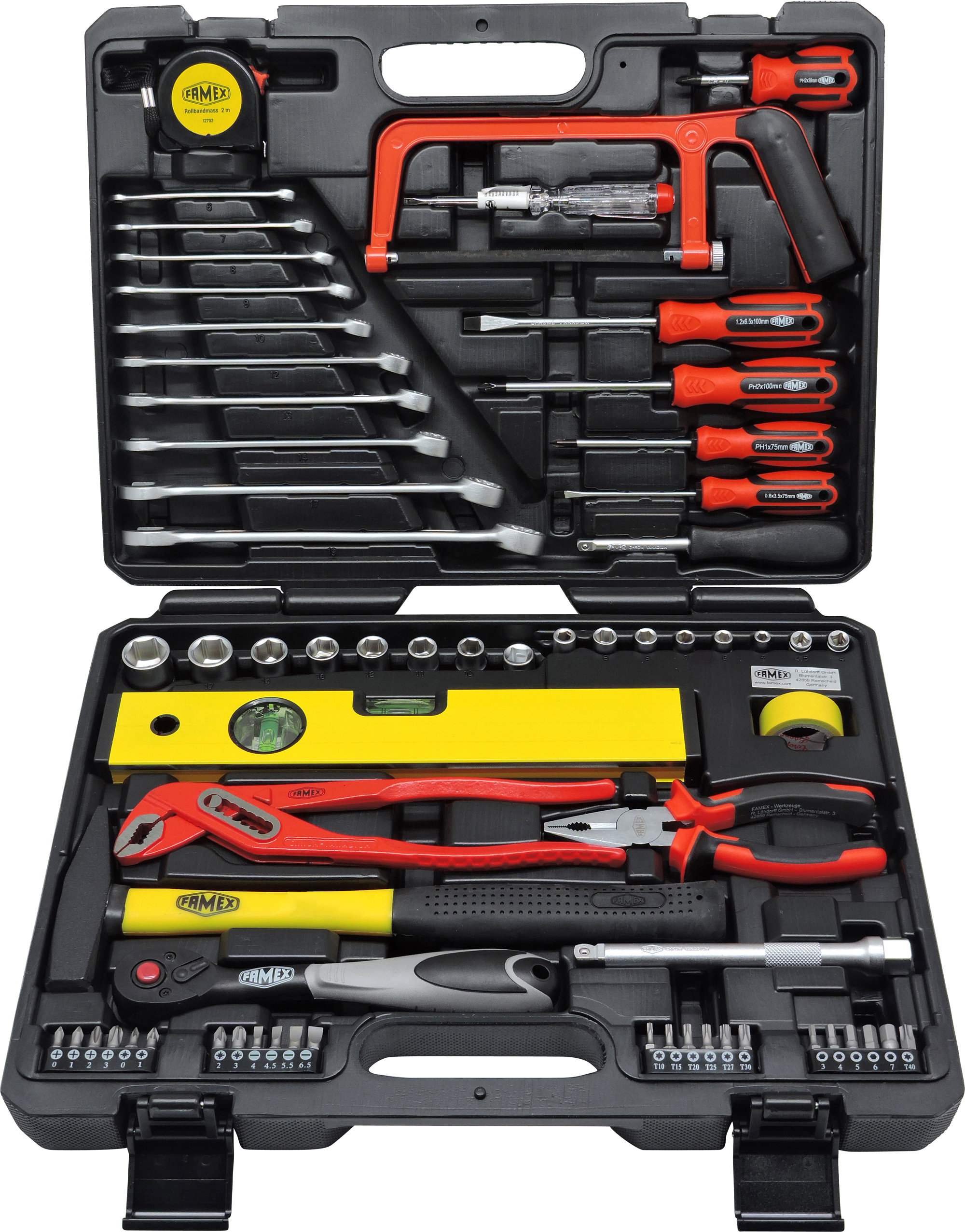 Werkzeuge günstig online kaufen - FAMEX 145-48 Universal-Werkzeugkoffer | Werkzeug-Sets