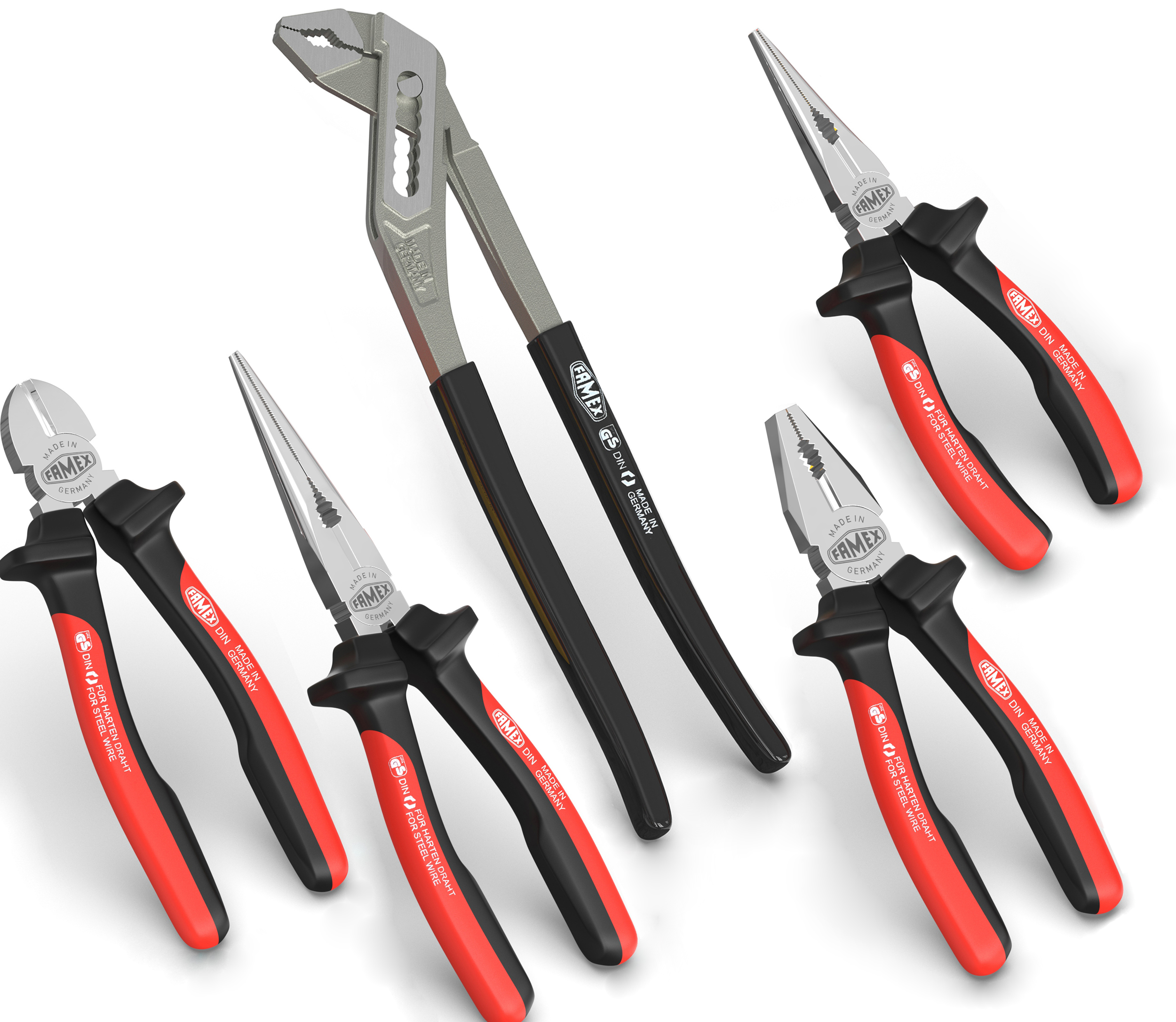 Werkzeuge günstig online kaufen - Set of pliers, 5-pcs., Made in Germany