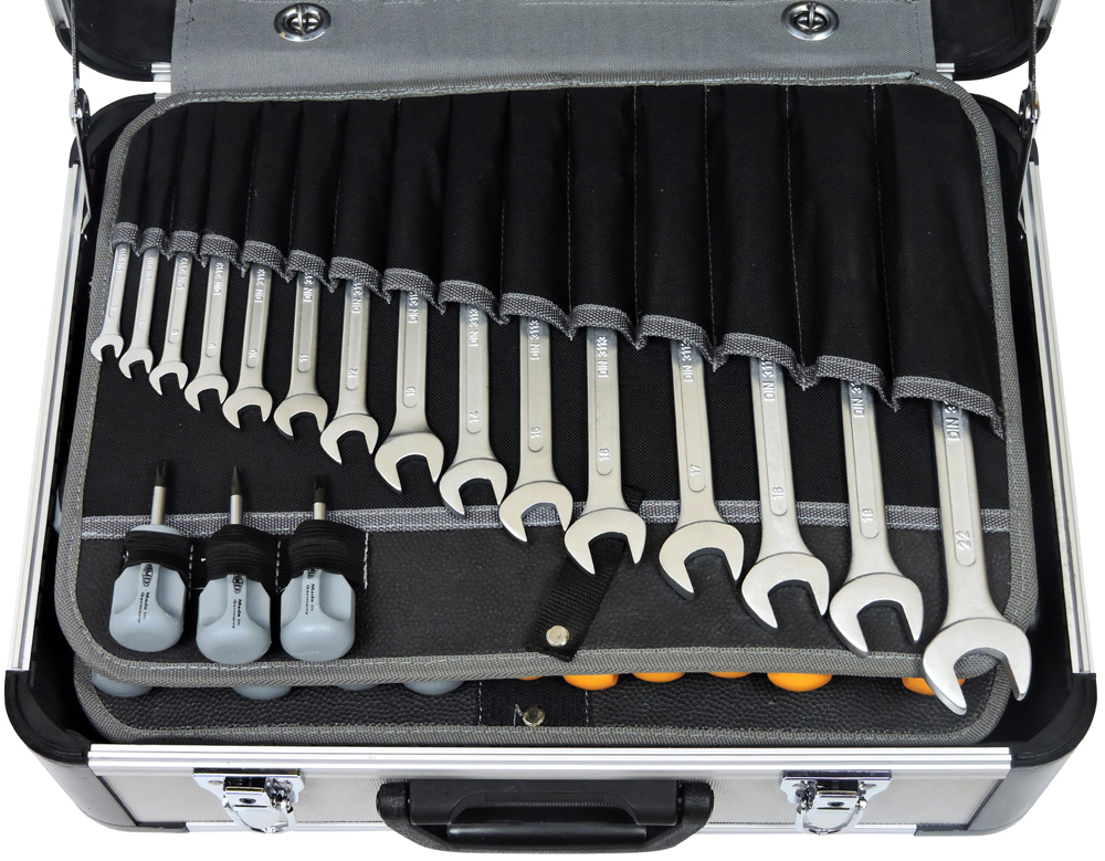 Werkzeuge günstig online Werkzeugbestückung kaufen FAMEX Werkzeugkoffer - 414-79 mit High-End
