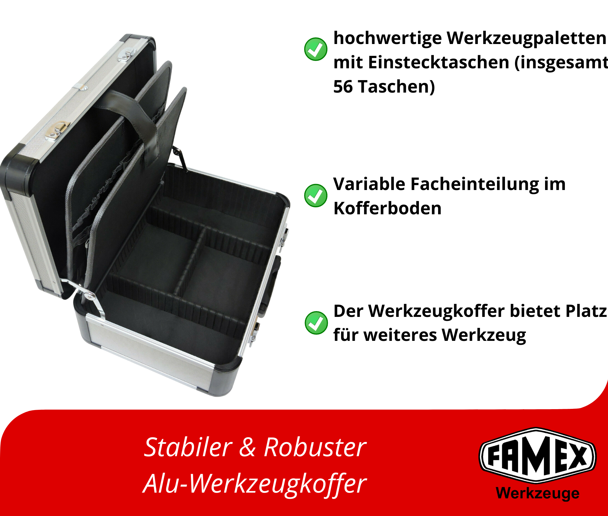 Socket-Set with - 420-18 Werkzeuge online Tool FAMEX Universal günstig kaufen Kit