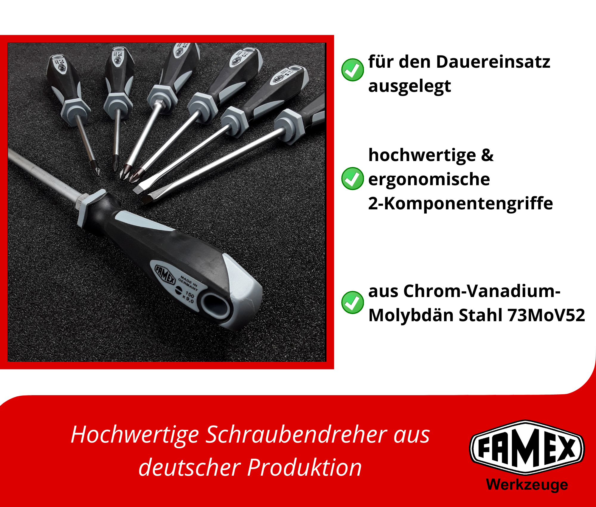 Profi Werkzeuge online Steckschlüsselsatz FAMEX Top 420-18 Alu Werkzeugkoffer und Set - Werkzeug günstig kaufen mit