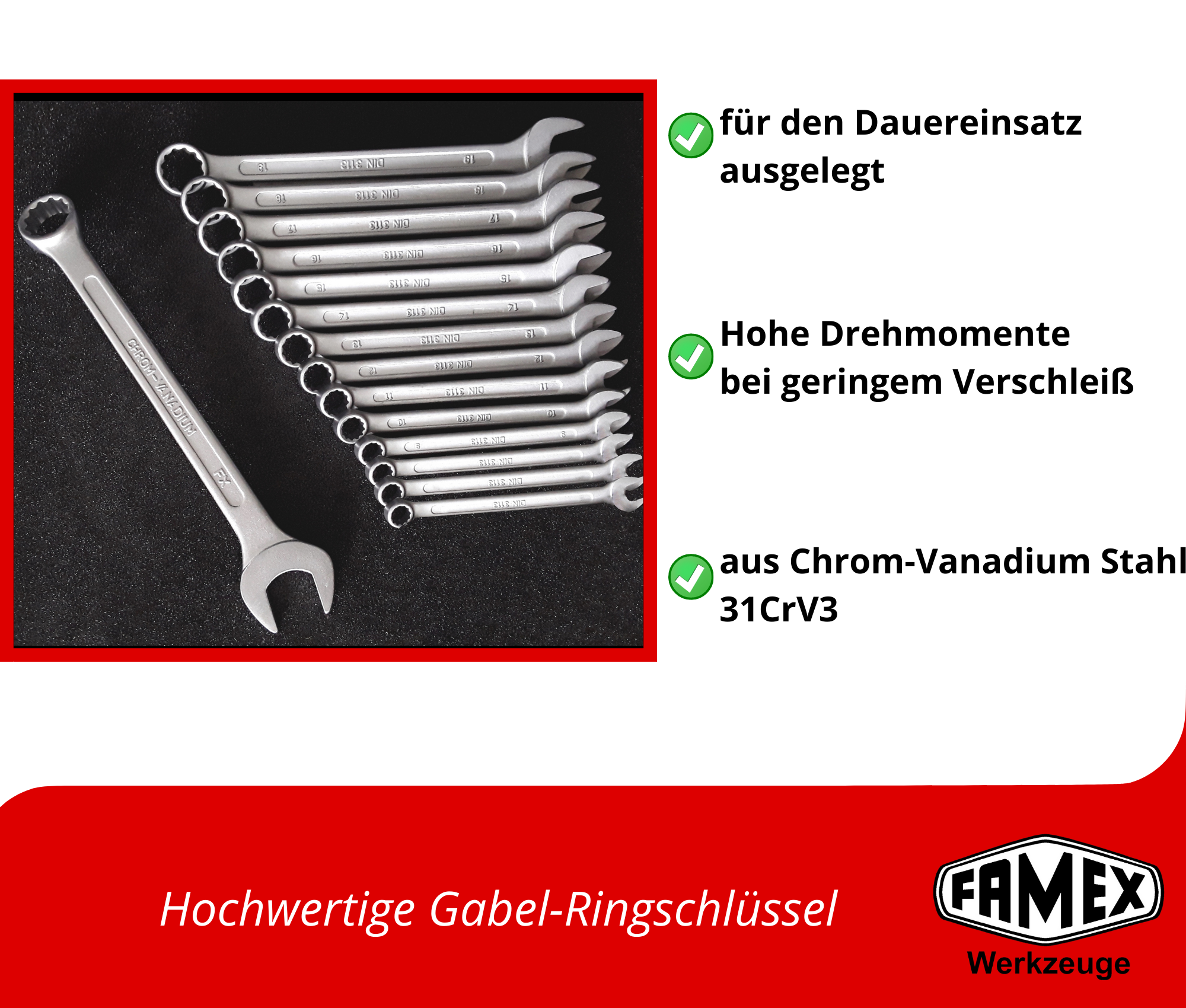 Tool Werkzeuge kaufen Kit FAMEX 420-18 online with Socket-Set günstig Universal -