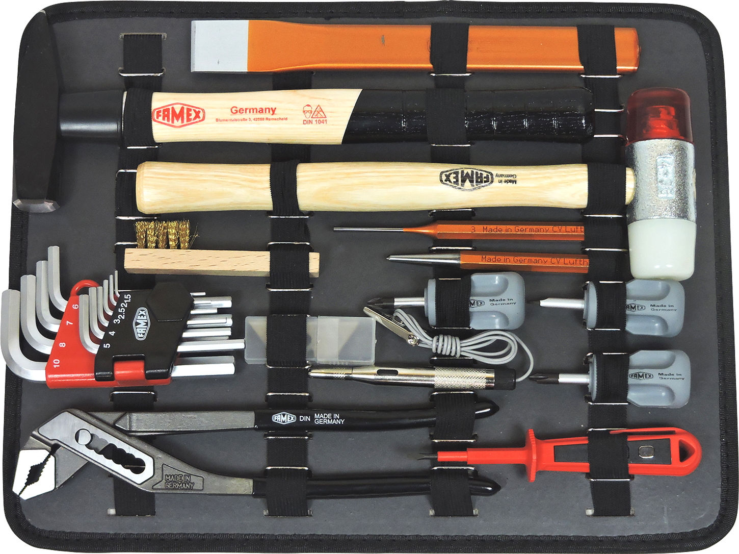 Werkzeuge günstig online kaufen - FAMEX 720-21 Mechaniker Werkzeugkoffer-Komplettset  mit Top-Werkzeugbestückung und Steckschlüsselsatz | Werkzeug-Sets