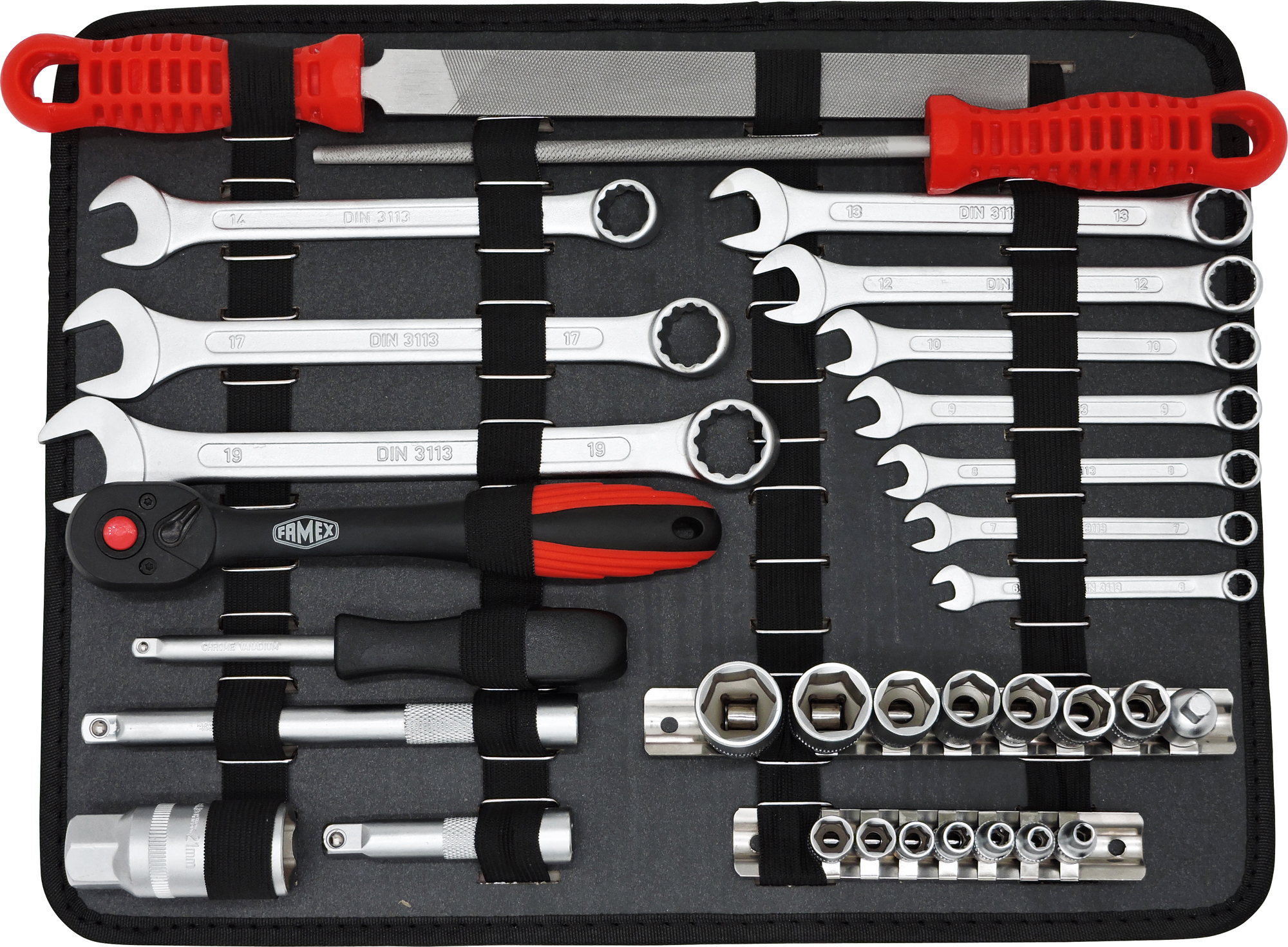Werkzeuge günstig online kaufen - Werkzeug 745-48 Werkzeugkoffer gefüllt mit FAMEX