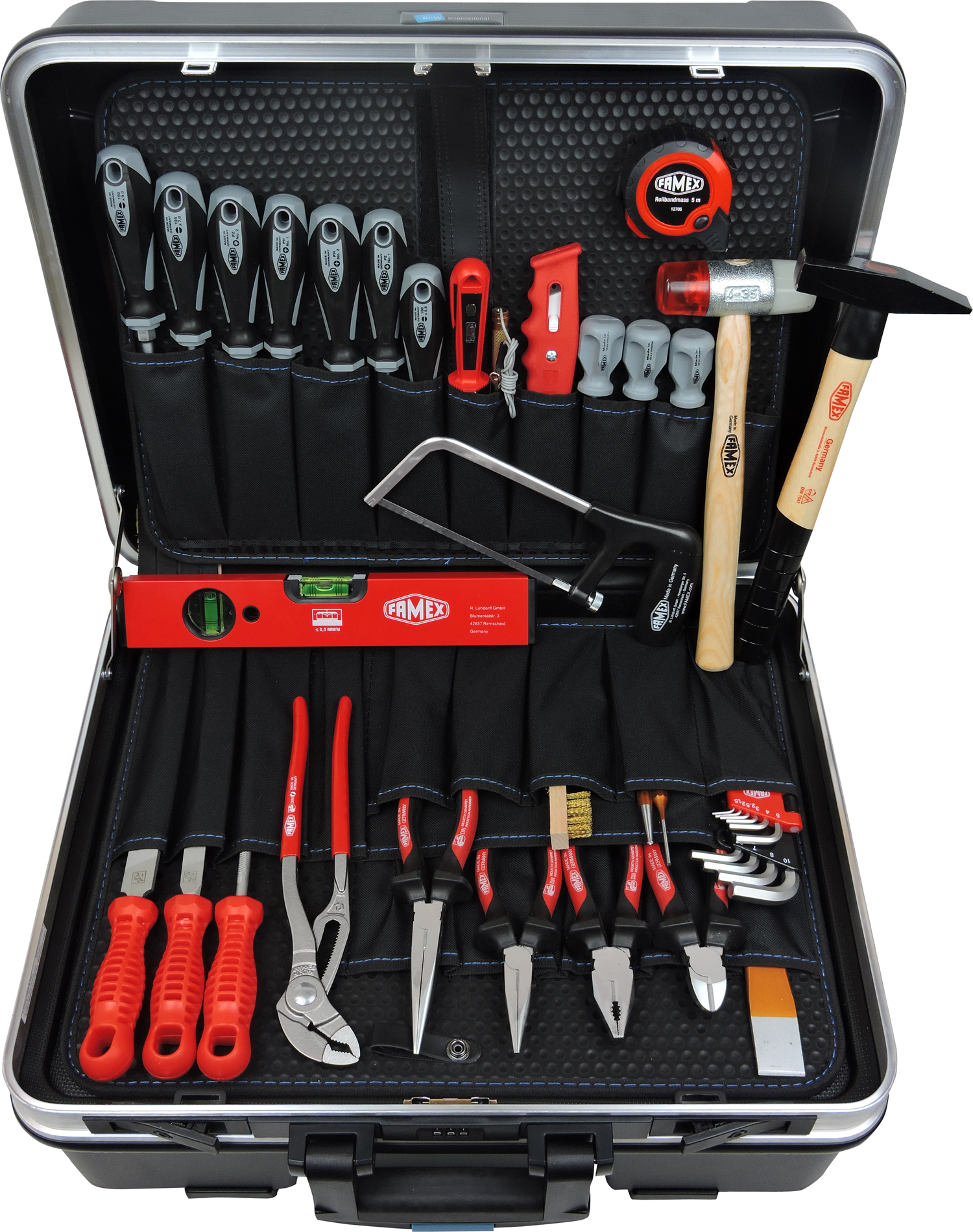 Werkzeuge günstig ABS FAMEX online Set mit kaufen - - Werkzeug - Werkzeugtrolley Qualität 606-08 mit hochwertigem High-End Steckschlüsselsatz