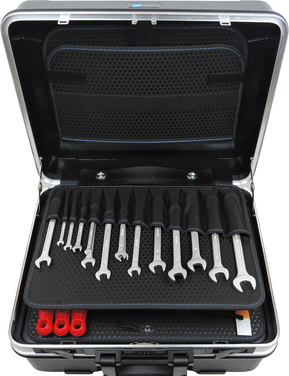 Werkzeuge günstig online kaufen Profi Werkzeug 604-18 - FAMEX Steckschlüsselsatz 36L in mit - Schalenkoffer ABS Trolley und Werkzeugkoffer Set