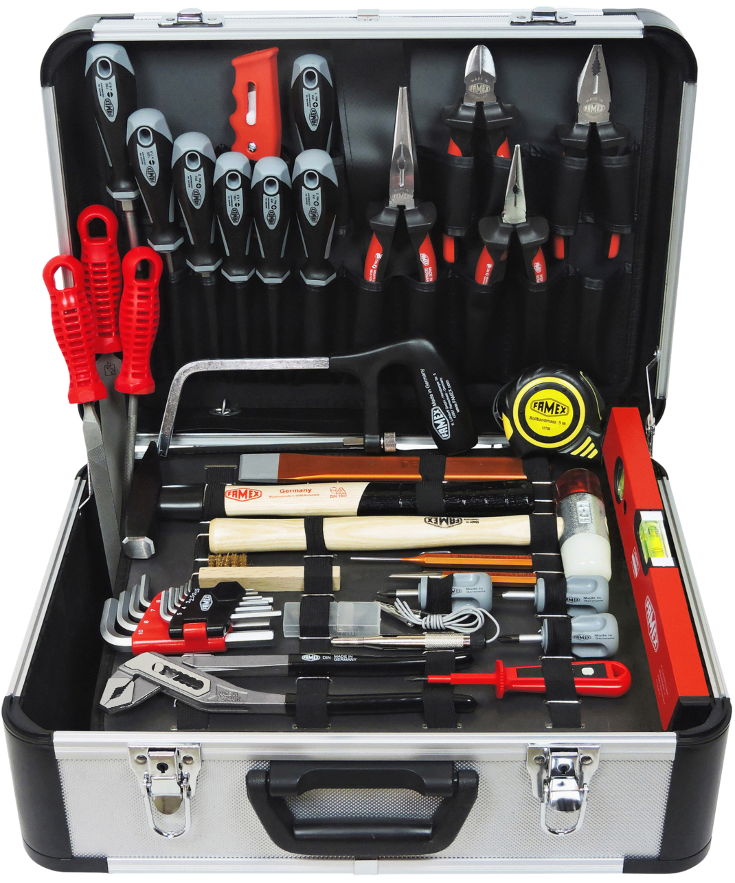 Werkzeuge günstig online kaufen Werkzeugkoffer-Komplettset FAMEX und 720-21 Mechaniker Top-Werkzeugbestückung mit - Steckschlüsselsatz