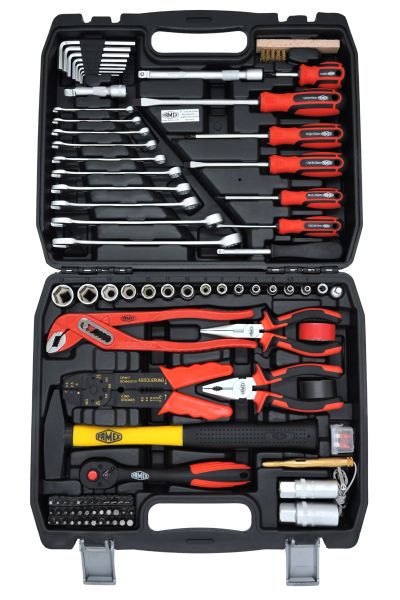 FAMEX 144-47 Tool Case, Equipped, Ideal for Automotive Use