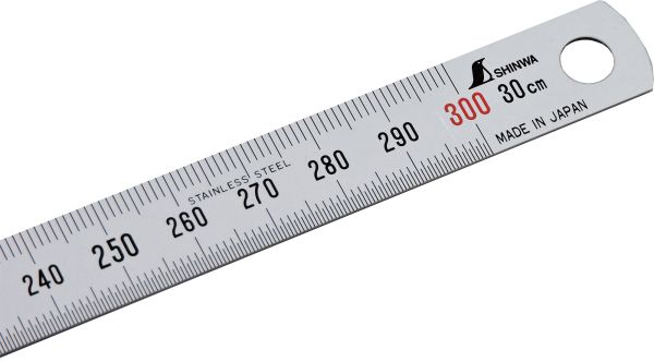 Shinwa 29017 Flexible Stainless steel ruler 30 cm - by FAMEX 12545