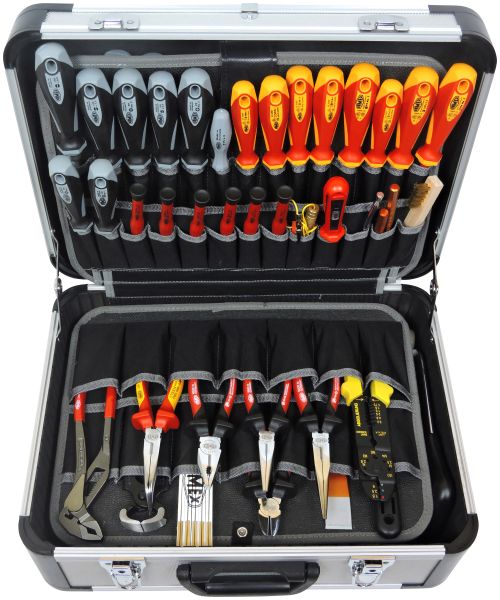 Werkzeuge günstig online kaufen Werkzeugbestückung Steckschlüsselsatz 4-32mm - 418-09 und Werkzeugkoffer-Komplettset FAMEX High-End 174-tlg. mit