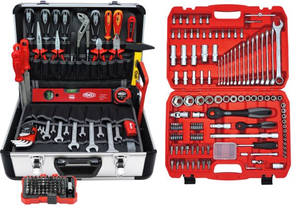 FAMEX 449-45 Professional tool kit with socket set