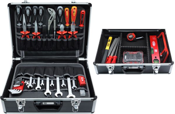 FAMEX 449-93 Professional tool case filled with tool set