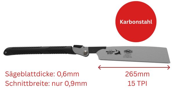 Japansäge in geschlossenem Zustand