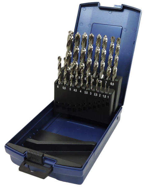 FAMEX 9210-19 HSS-Cobalt Spiralbohrersatz, 19-tlg.